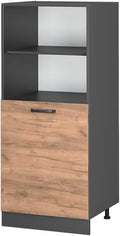 Vicco mobile per forno da incasso R-line, Quercia dorata/Antracite, 60 cm