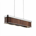 Lampadario in legno e metallo per illuminazione interna 80 x 20 x 10cm