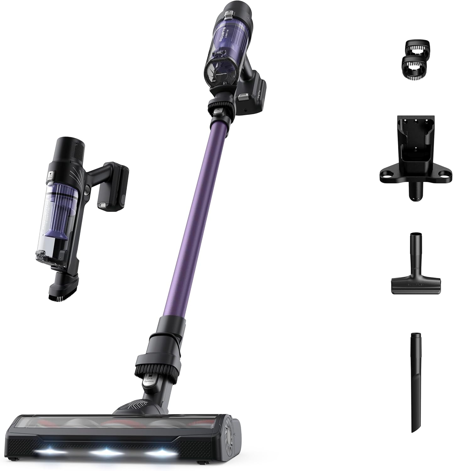 Rowenta X-PERT 7.60, Aspirapolvere Senza Fili da 140 W, Ultraleggero, Batteria a Lunga Durata, RH6A31WO(Viola)