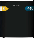 Cecotec Mini Frigoriferi Grandcooler 20000 Silentcompress Black E. Mini Frigo Nero Con Freezer Interno, Capacità di 46 Litri, 48,7 x 48 cm, Porta Reversibile, Funzionamento Ciclico, Classe E(Nero)