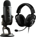 Logitech G PRO X Cuffia con Microfono per Gaming di Seconda Generazione, con Blue Voice + Blue Microphones Yeti, Microfono USB per Registrazione e Streaming su PC e Mac