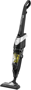 Rowenta Powerline Extreme Cyclonic Scopa Elettrica con Filo, Aspirapolvere Senza Sacco Multisuperficie con Kit Animal Care, Tecnologia Ciclonica, Motore Effitech, Potenza 750W, Capacità 0.9 L, RH8155(Nero/Argento/Giallo)